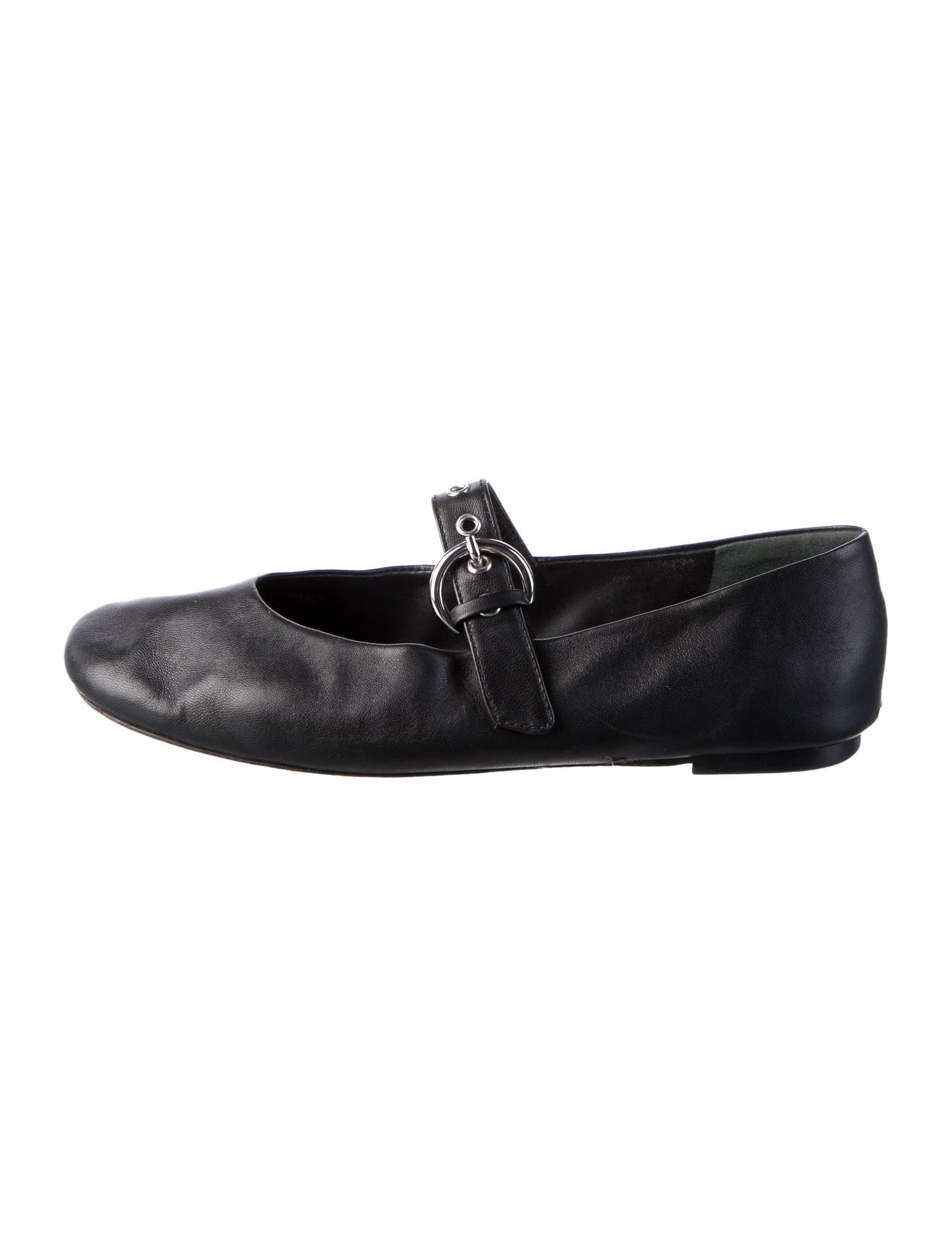 Reformation Leather Mary Jane Flats