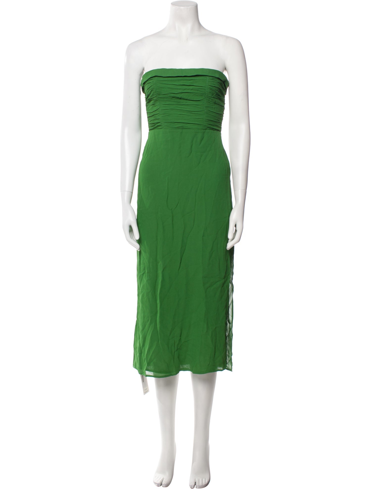 Reformation Strapless Midi Length Dress