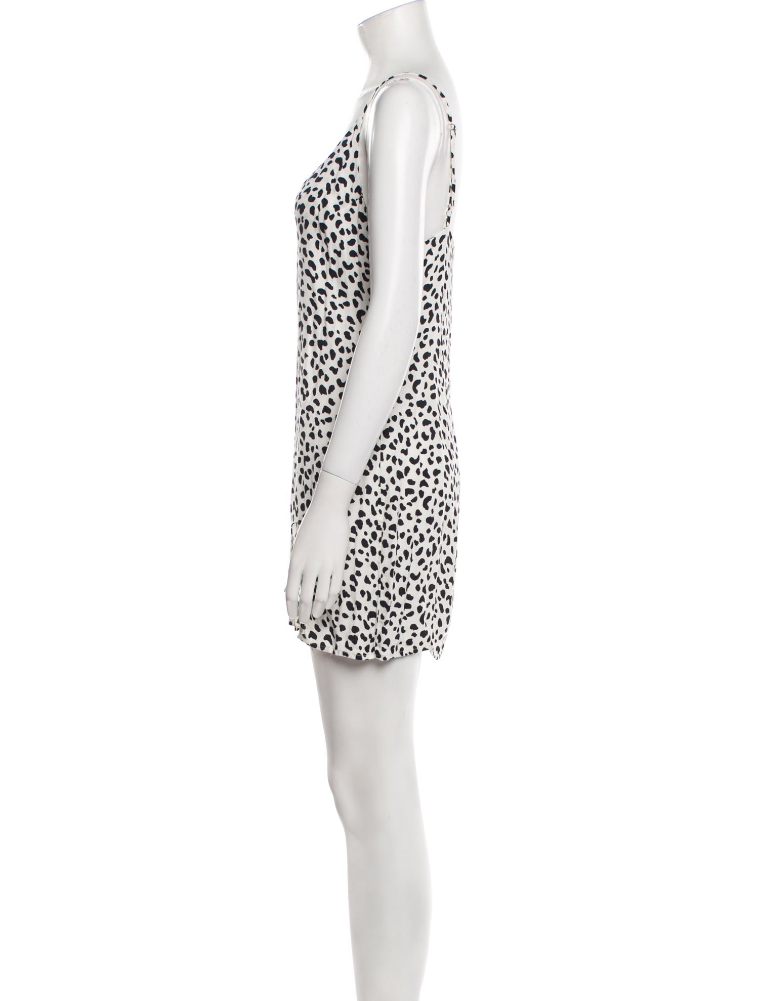 Reformation Animal Print Mini Dress