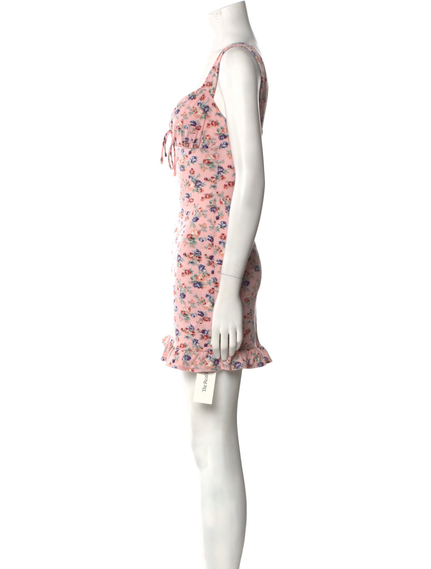 Reformation Floral Print Mini Dress