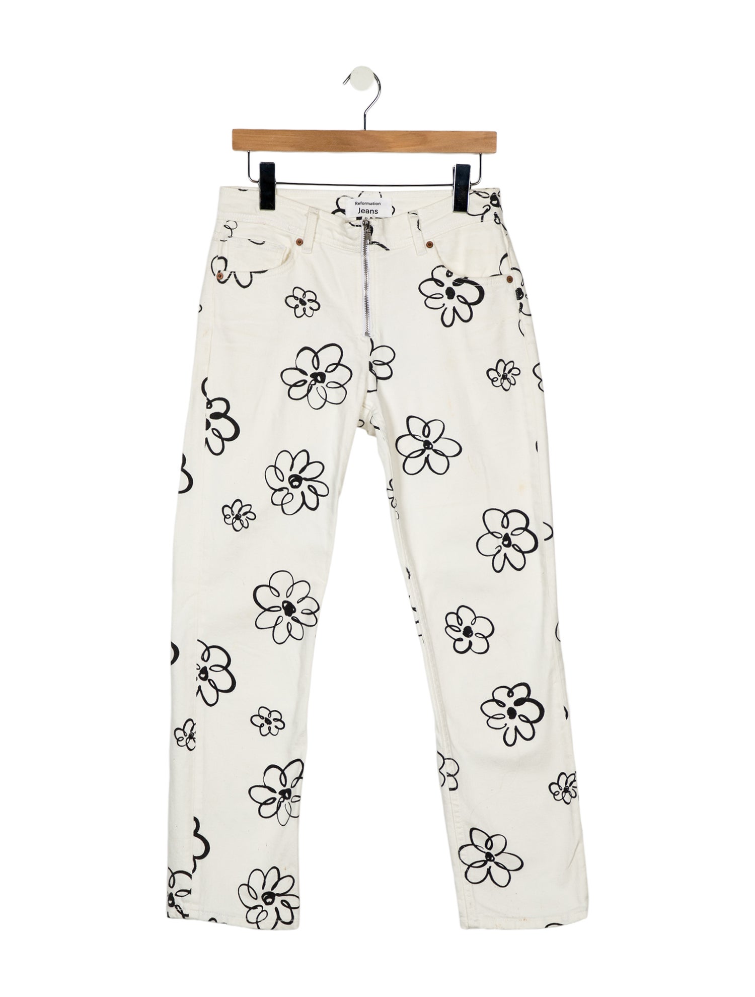 Reformation High-Rise Straight Leg Jeans