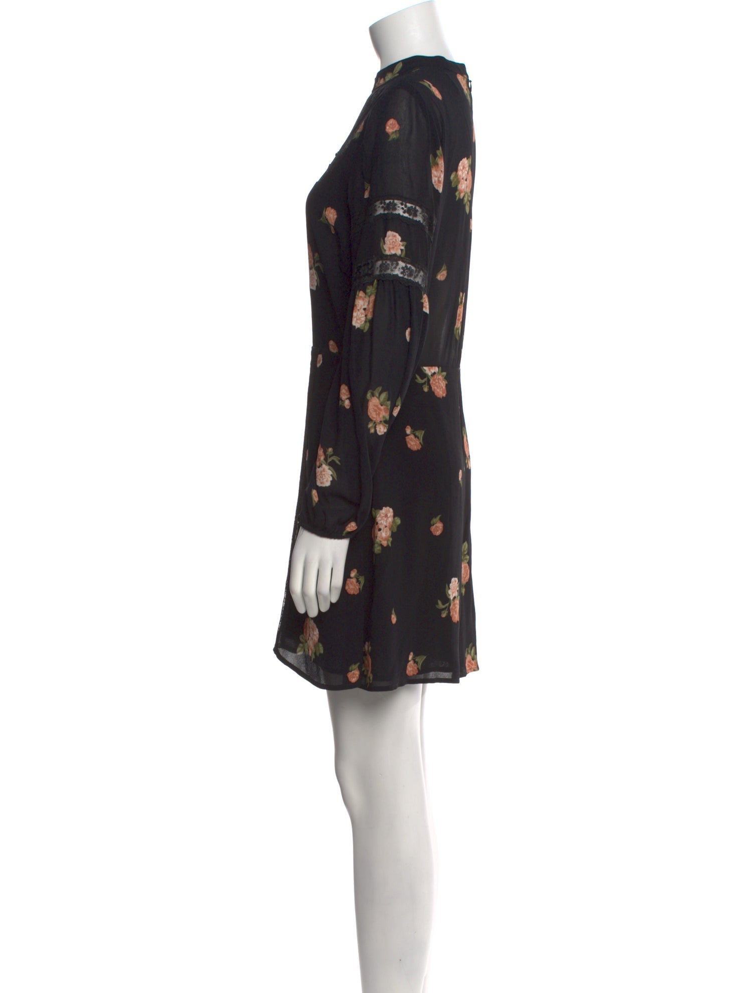 Reformation Floral Print Mini Dress