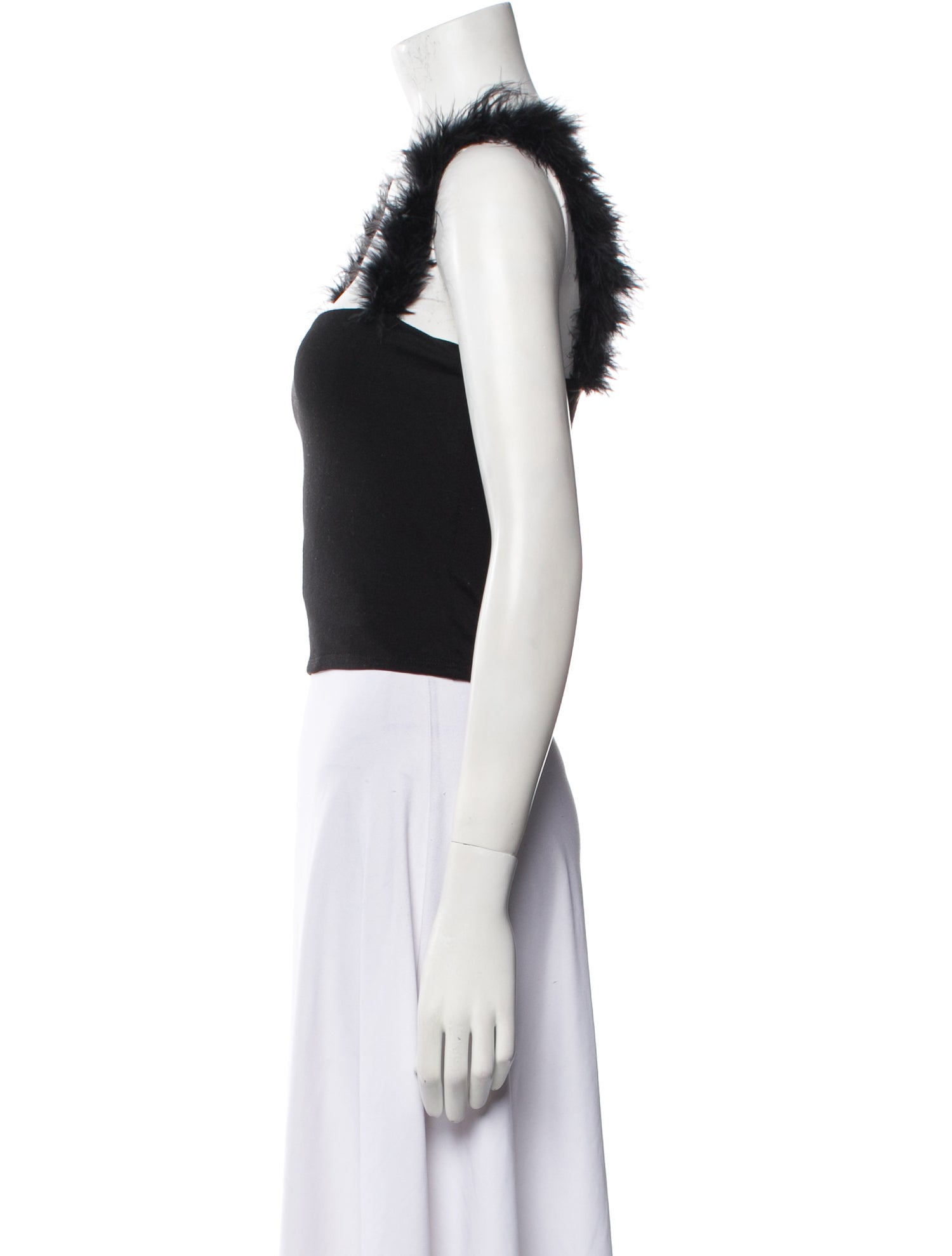 Reformation Square Neckline Sleeveless Crop Top