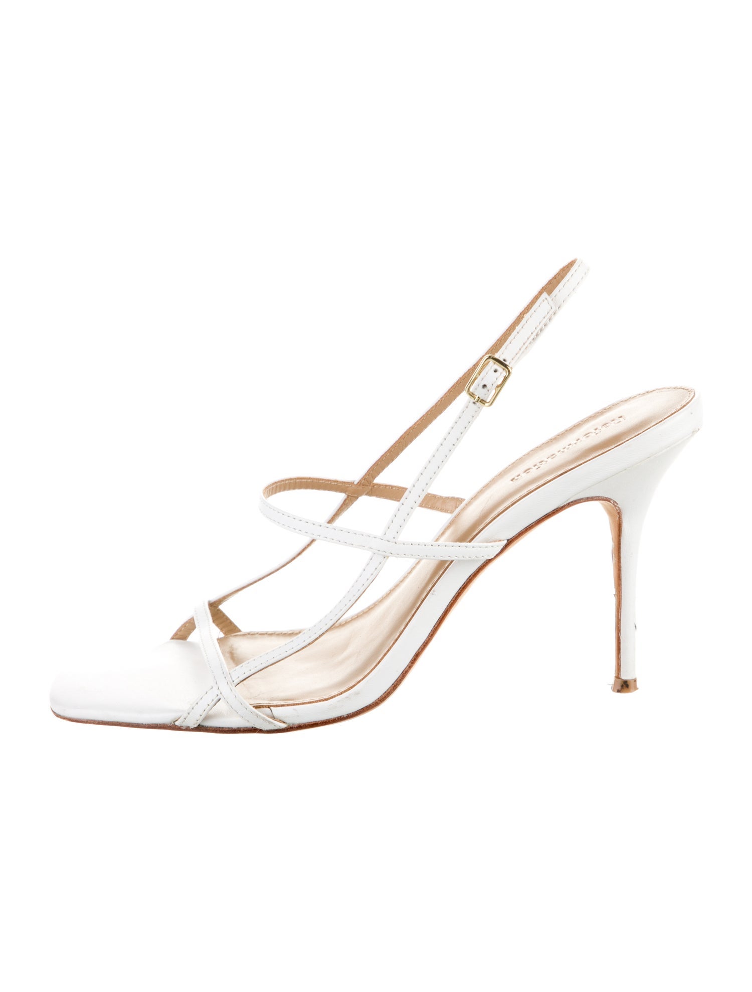 Reformation Leather Slingback Sandals