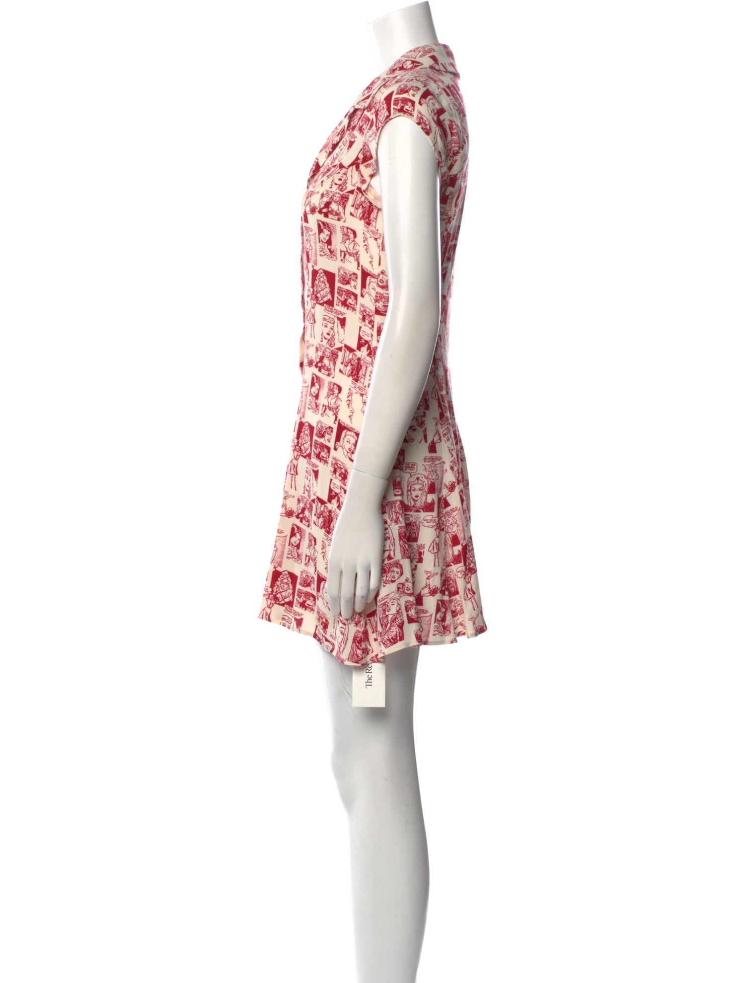Reformation Printed Mini Dress