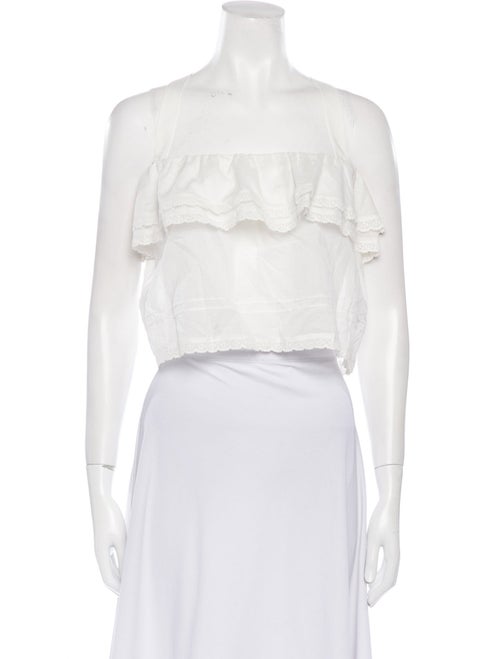 Reformation Strapless Crop Top