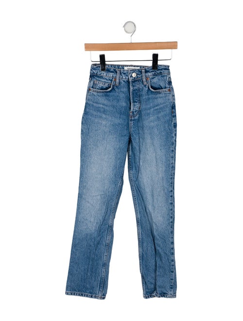 Reformation Mid-Rise Straight Leg Jeans