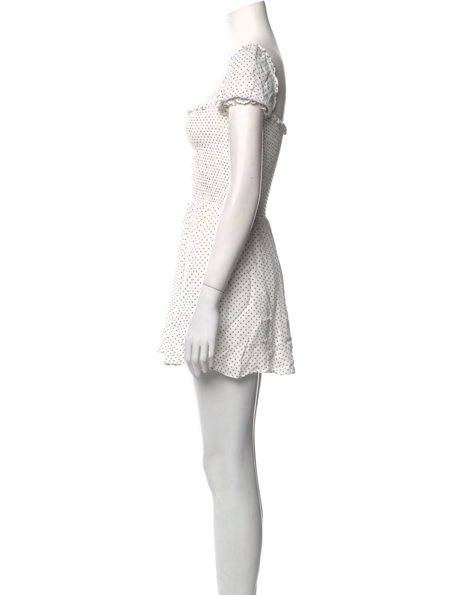 Reformation Polka Dot Print Mini Dress