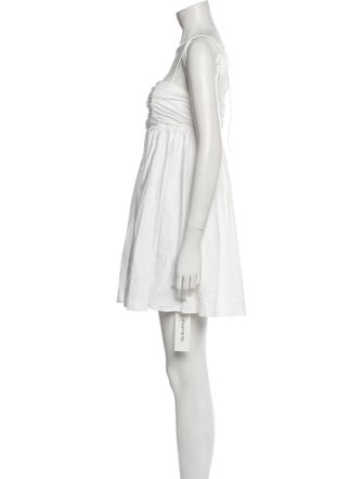 Reformation Square Neckline Mini Dress