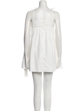 Reformation Square Neckline Mini Dress