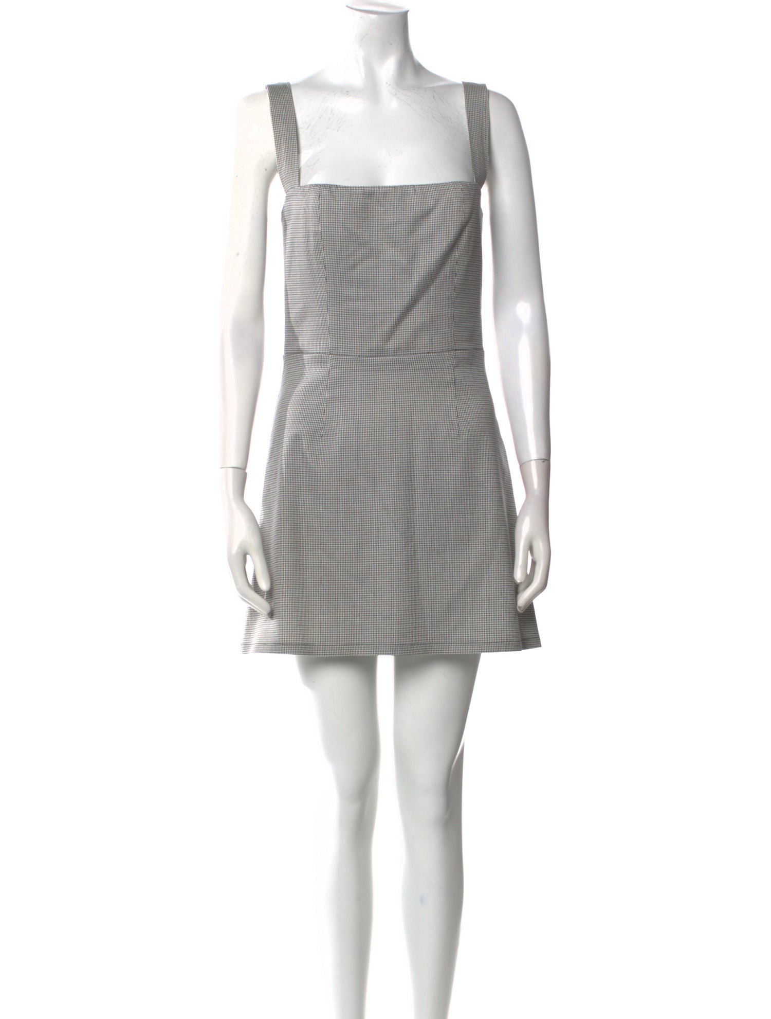 Reformation Plaid Print Mini Dress