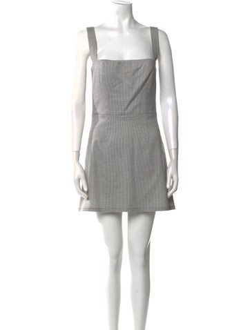 Reformation Dresses Plaid Print Mini Dress S
