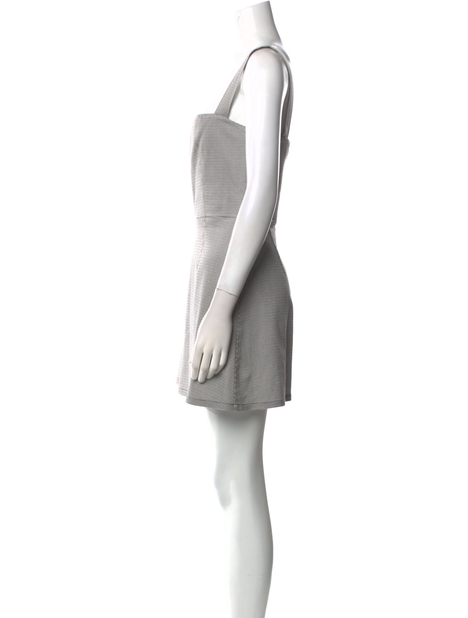 Reformation Plaid Print Mini Dress