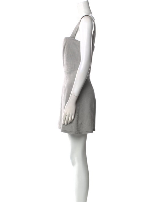 Reformation Plaid Print Mini Dress