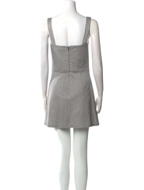 Reformation Plaid Print Mini Dress