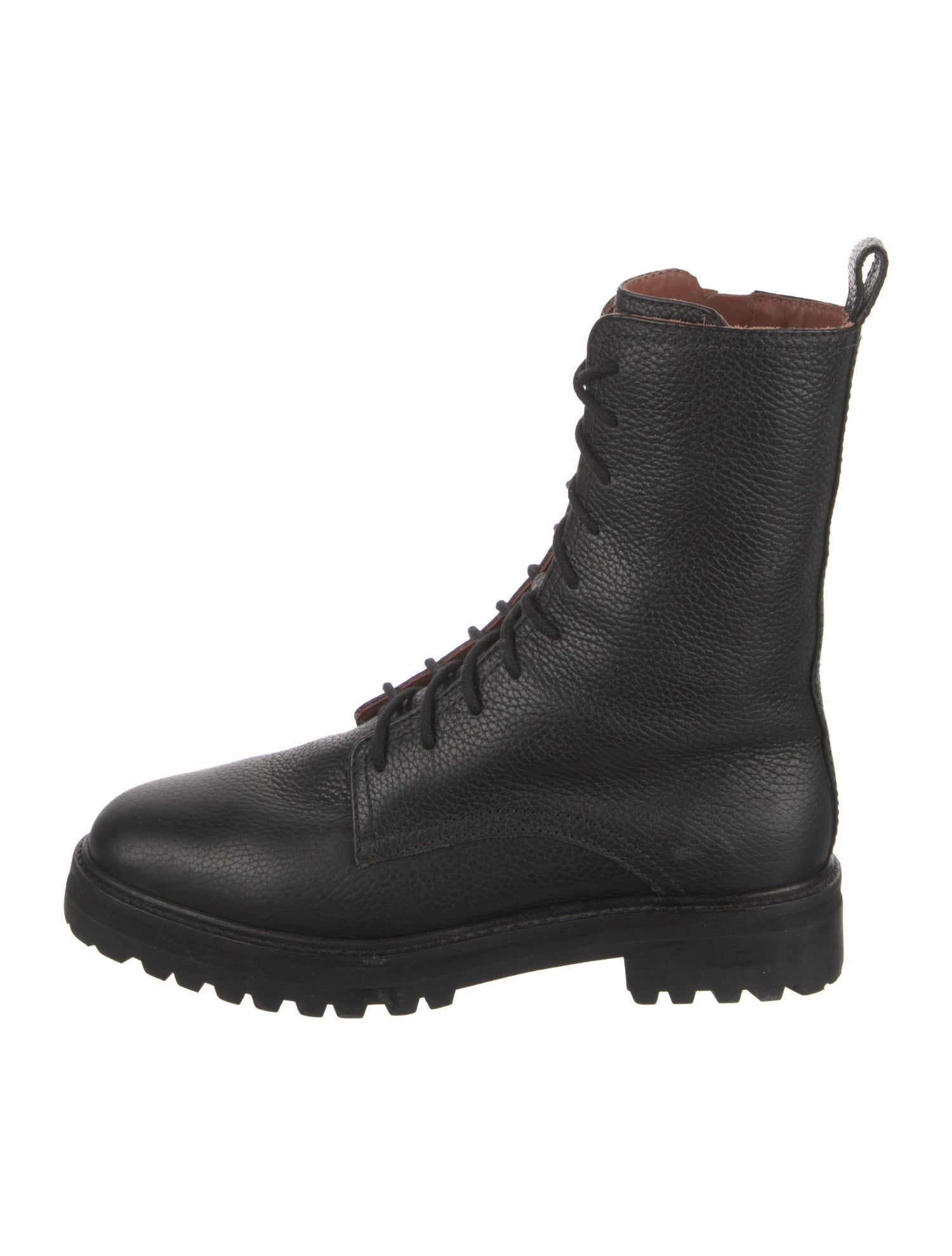 Reformation Leather Combat Boots
