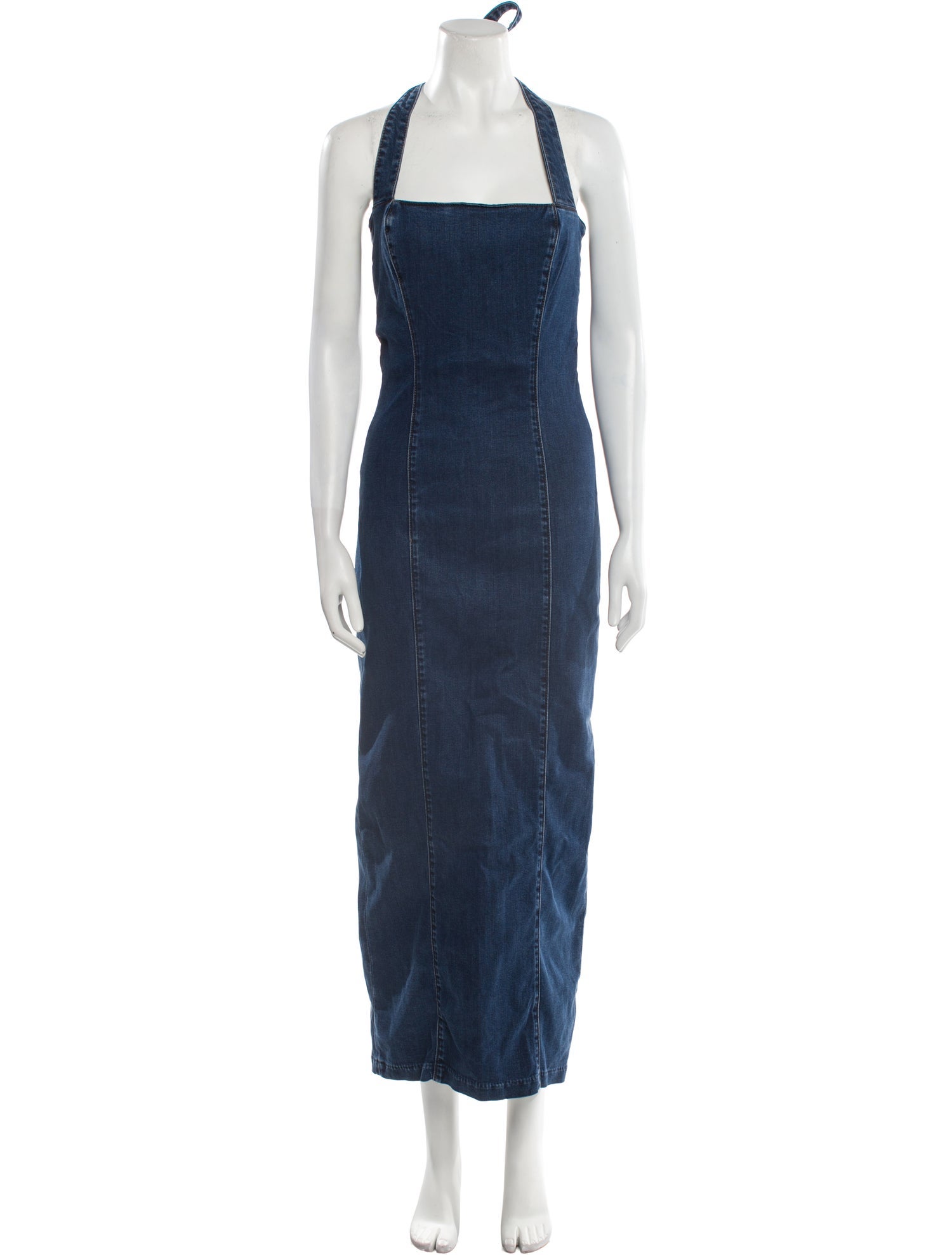 Reformation Halterneck Long Dress