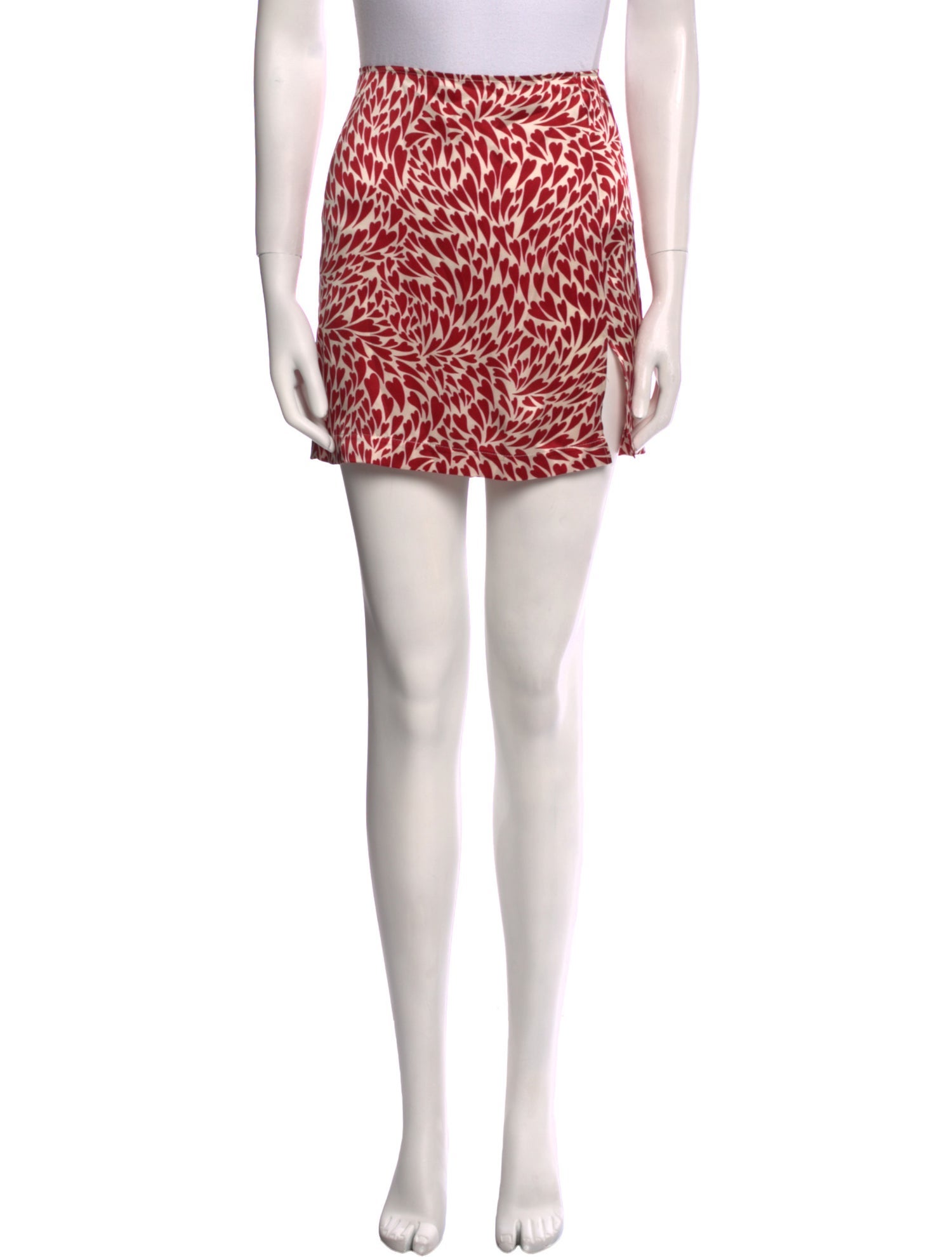 Reformation Silk Mini Skirt