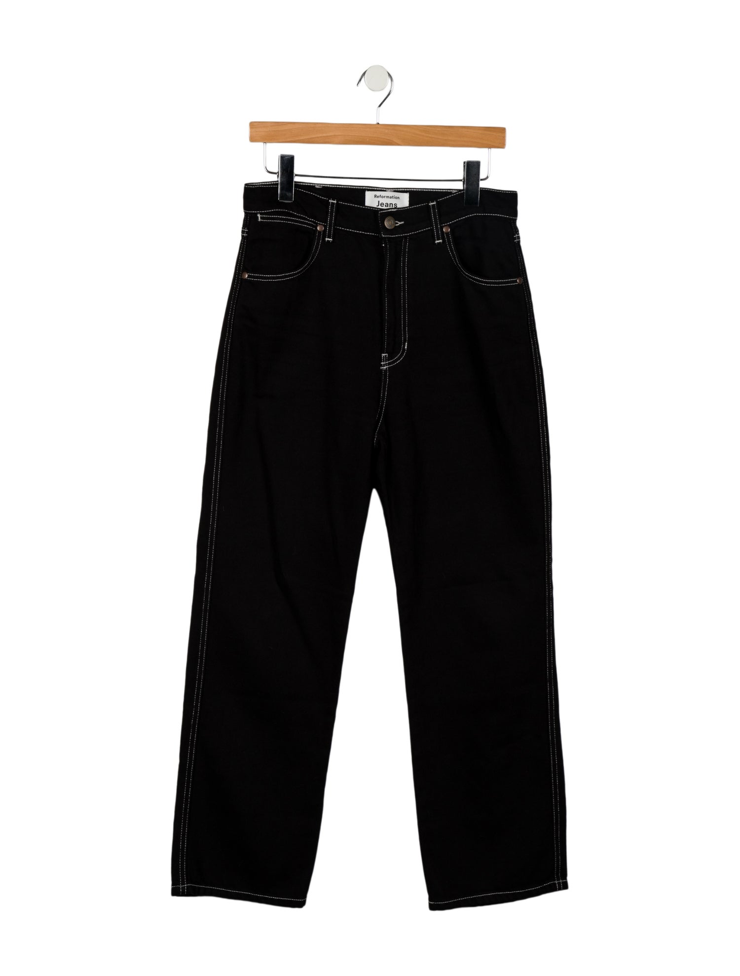 Reformation High-Rise Straight Leg Jeans