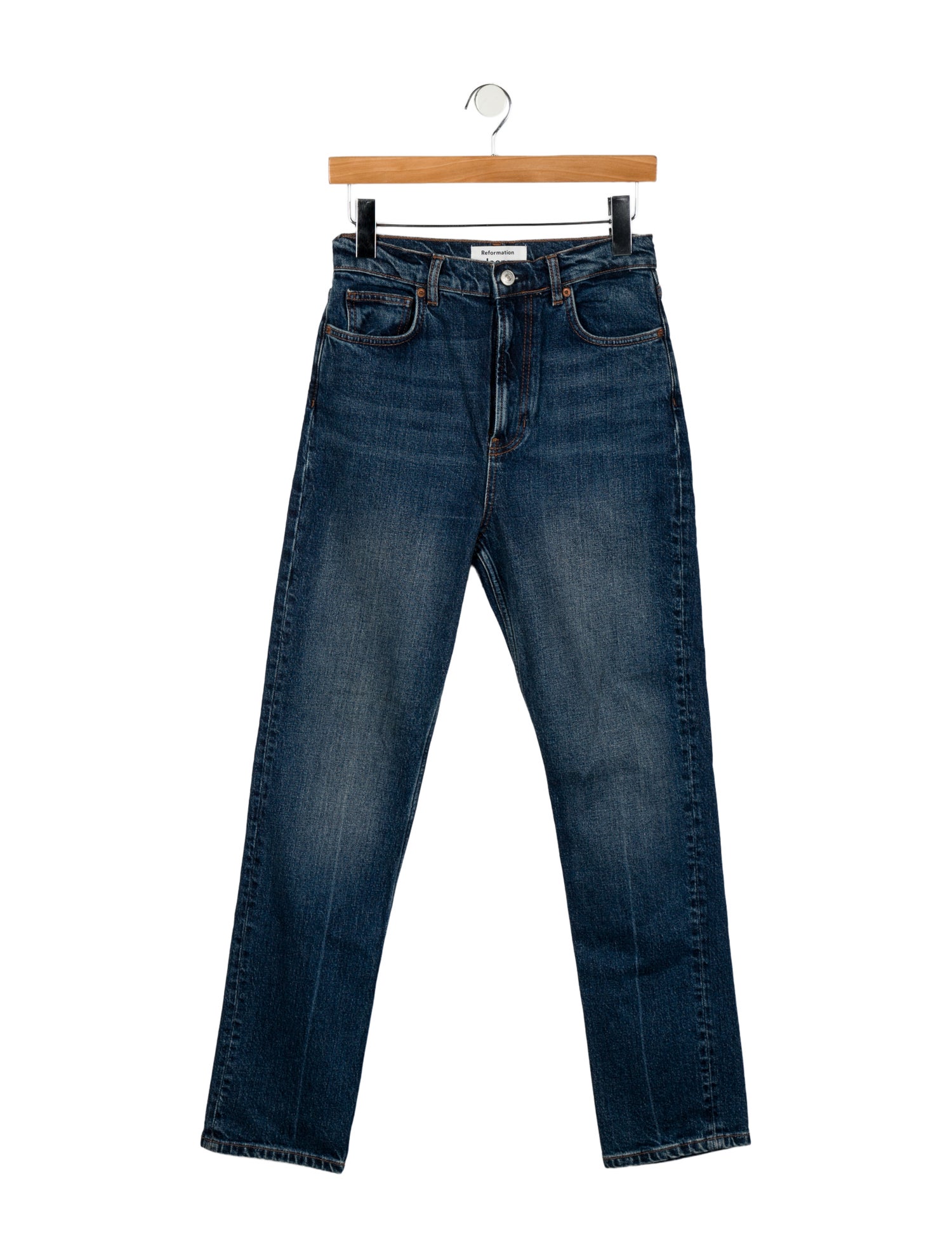 Reformation High-Rise Straight Leg Jeans