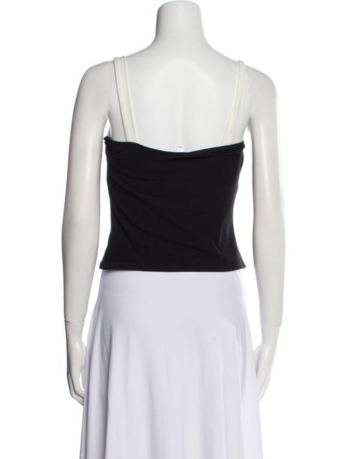 Reformation Square Neckline Sleeveless Crop Top