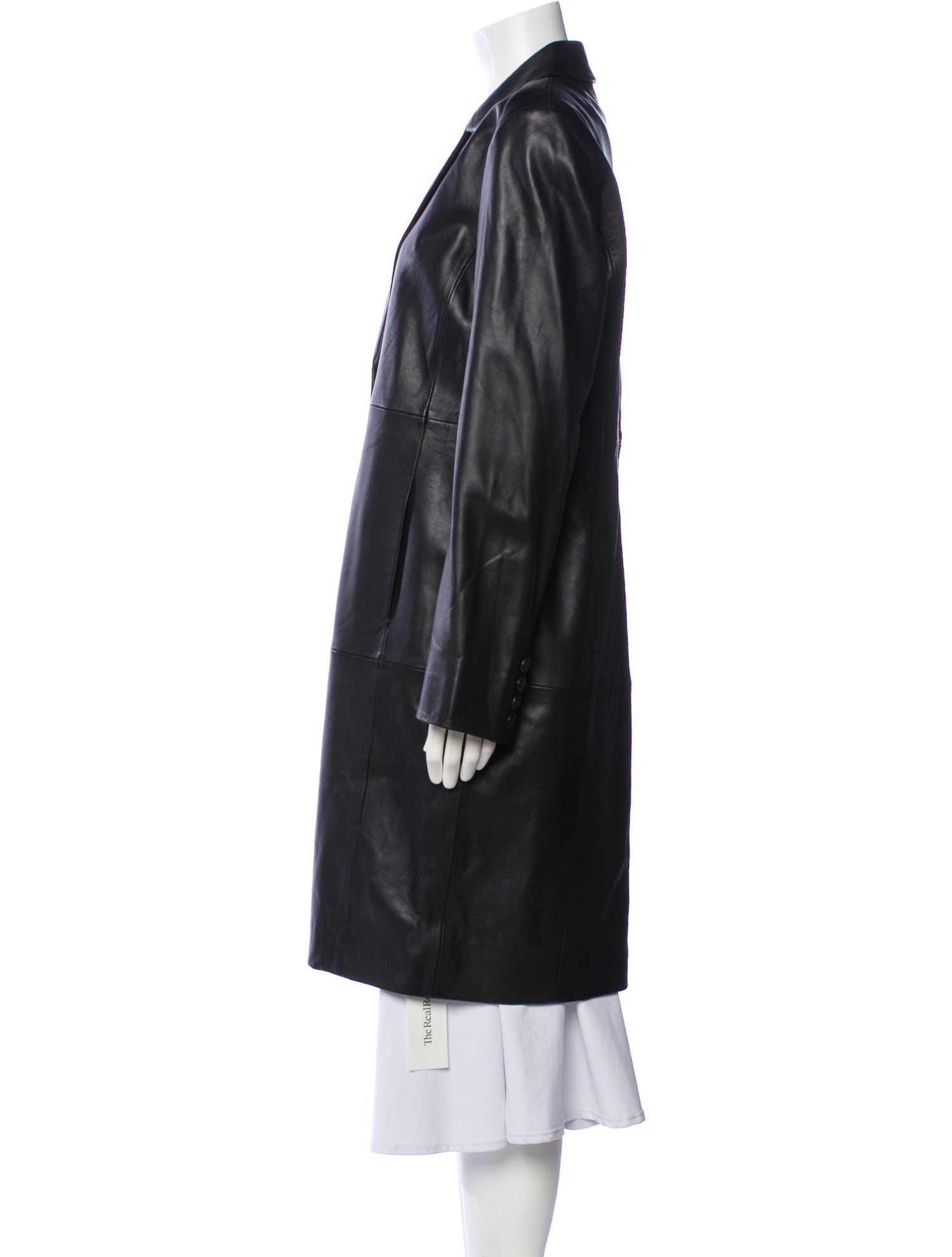 Reformation Leather Trench Coat