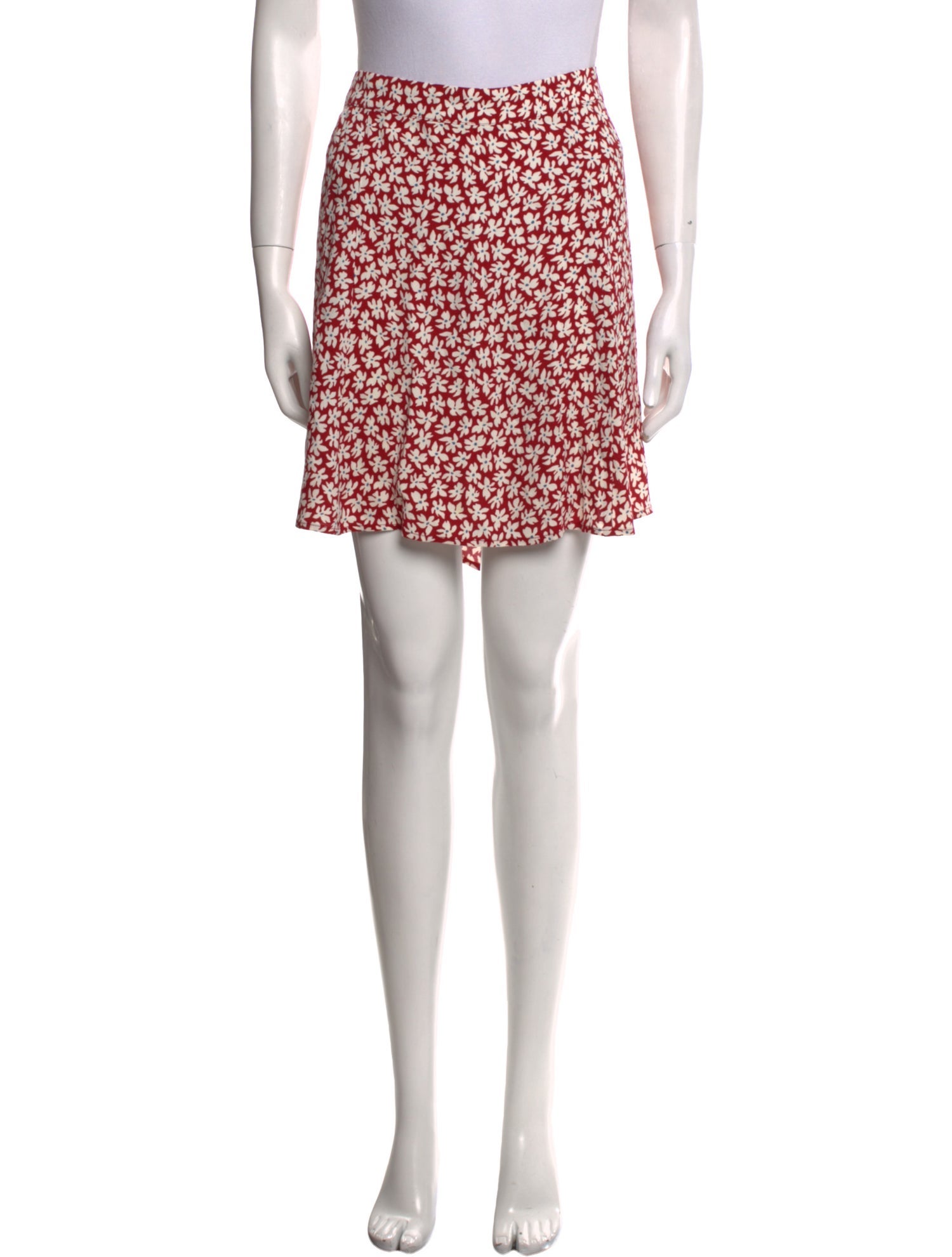 Reformation Printed Mini Skirt