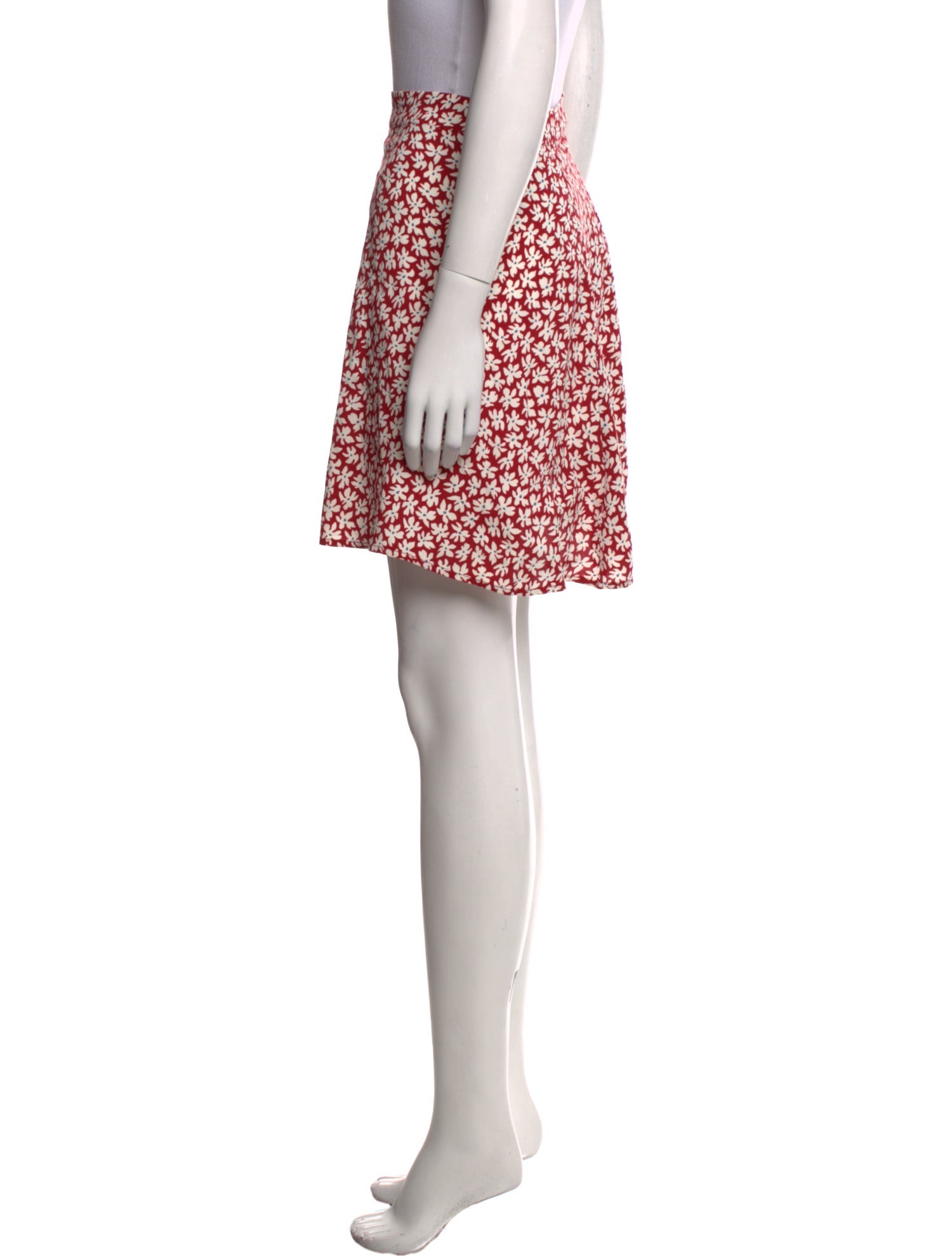 Reformation Printed Mini Skirt