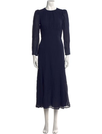 Reformation Crew Neck Long Dress