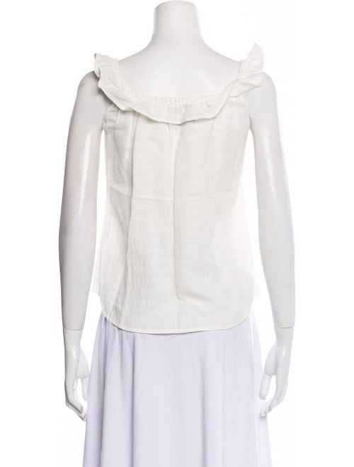 Reformation Square Neckline Sleeveless Blouse