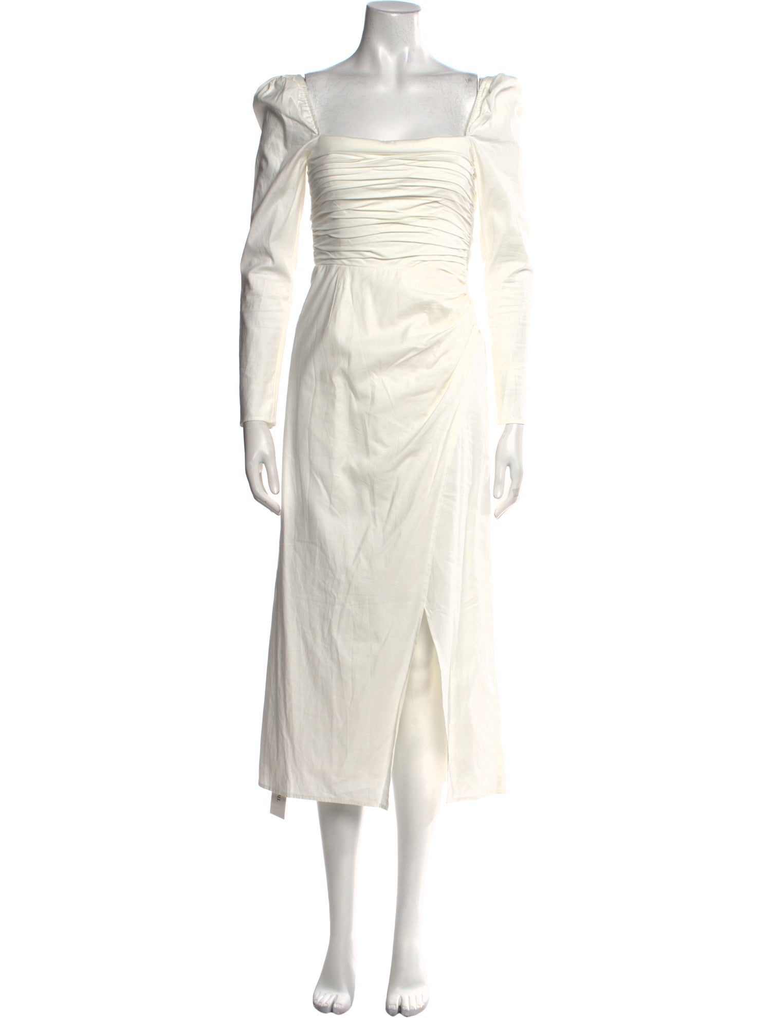 Reformation Square Neckline Long Dress