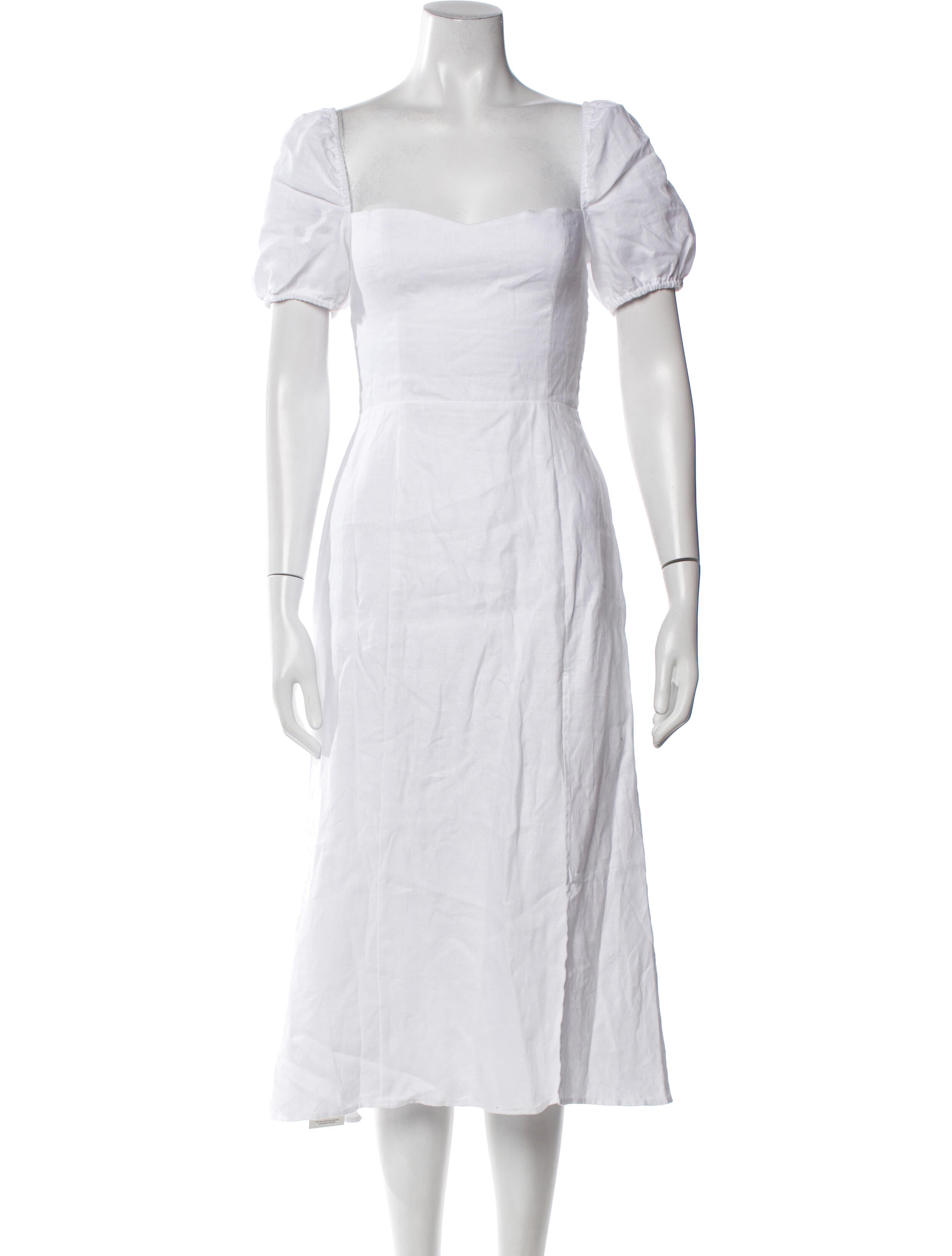 Reformation Linen Long Dress