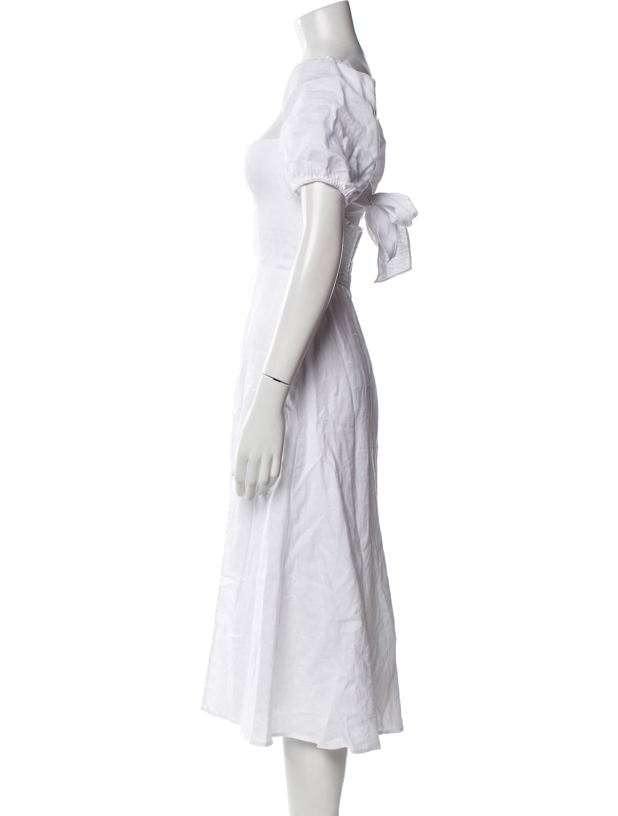 Reformation Linen Long Dress