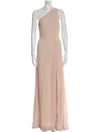 Reformation One-Shoulder Long Dress