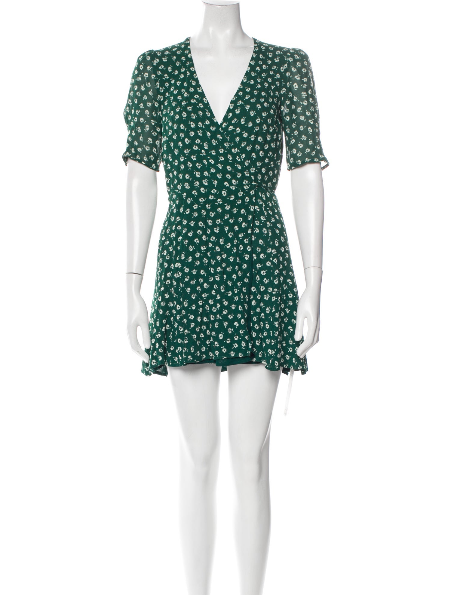 Reformation Floral Print Mini Dress