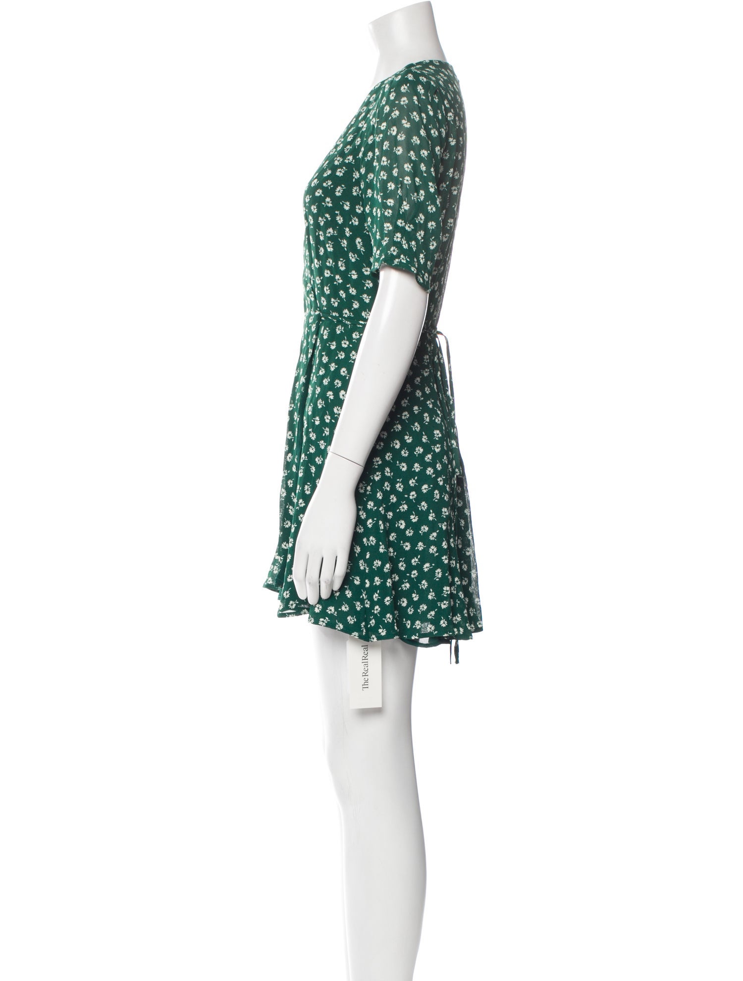 Reformation Floral Print Mini Dress
