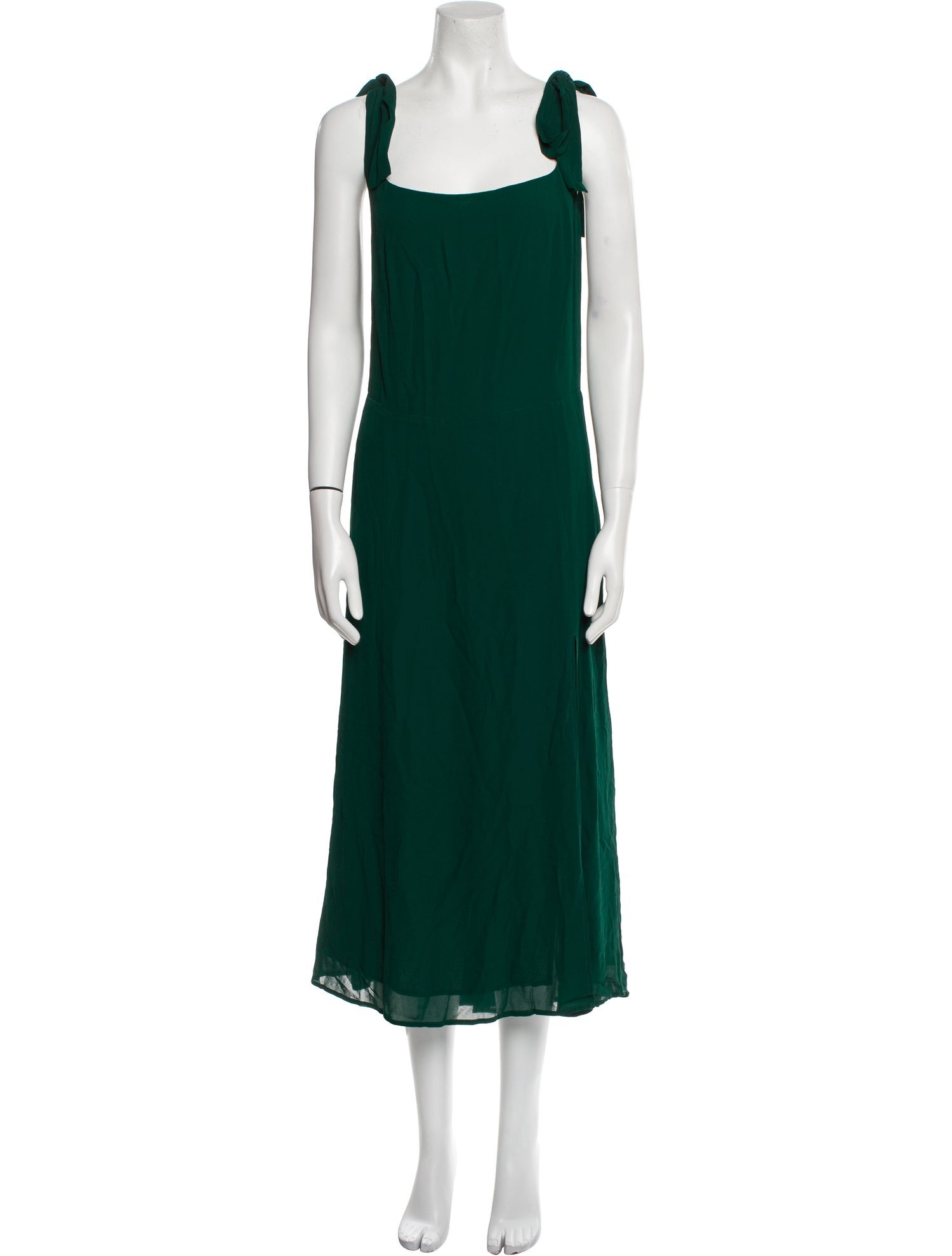 Reformation Square Neckline Long Dress