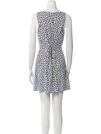 Reformation Floral Print Mini Dress