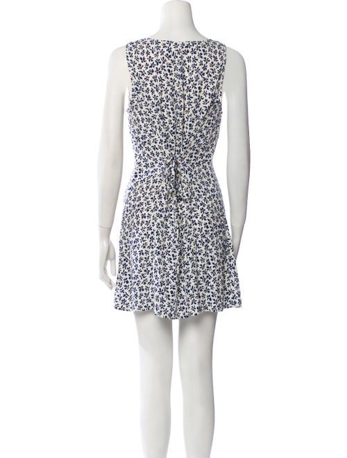 Reformation Floral Print Mini Dress