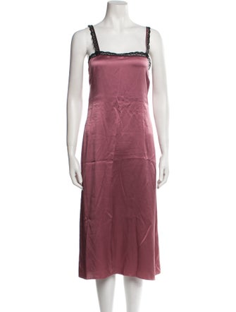 Reformation Silk Midi Length Dress