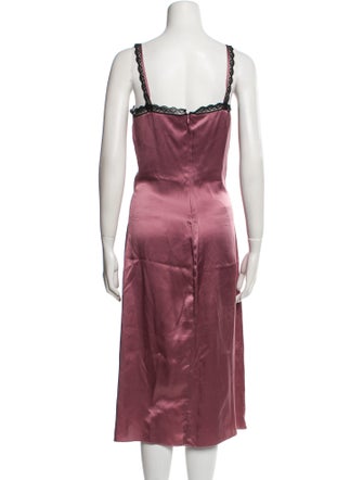 Reformation Silk Midi Length Dress