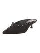 Reformation Suede Studded Accents Mules