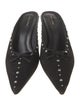 Reformation Suede Studded Accents Mules