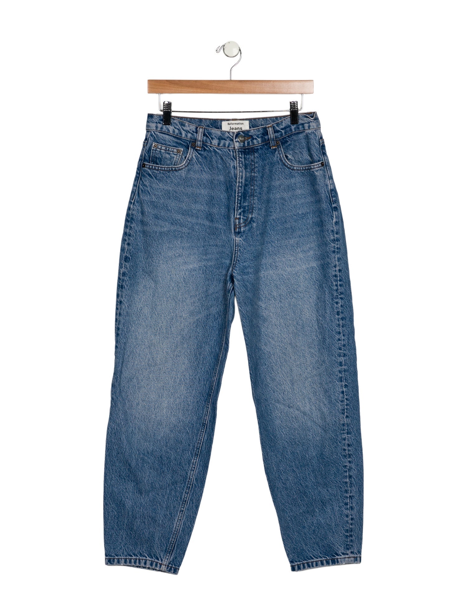 Reformation High-Rise Straight Leg Jeans