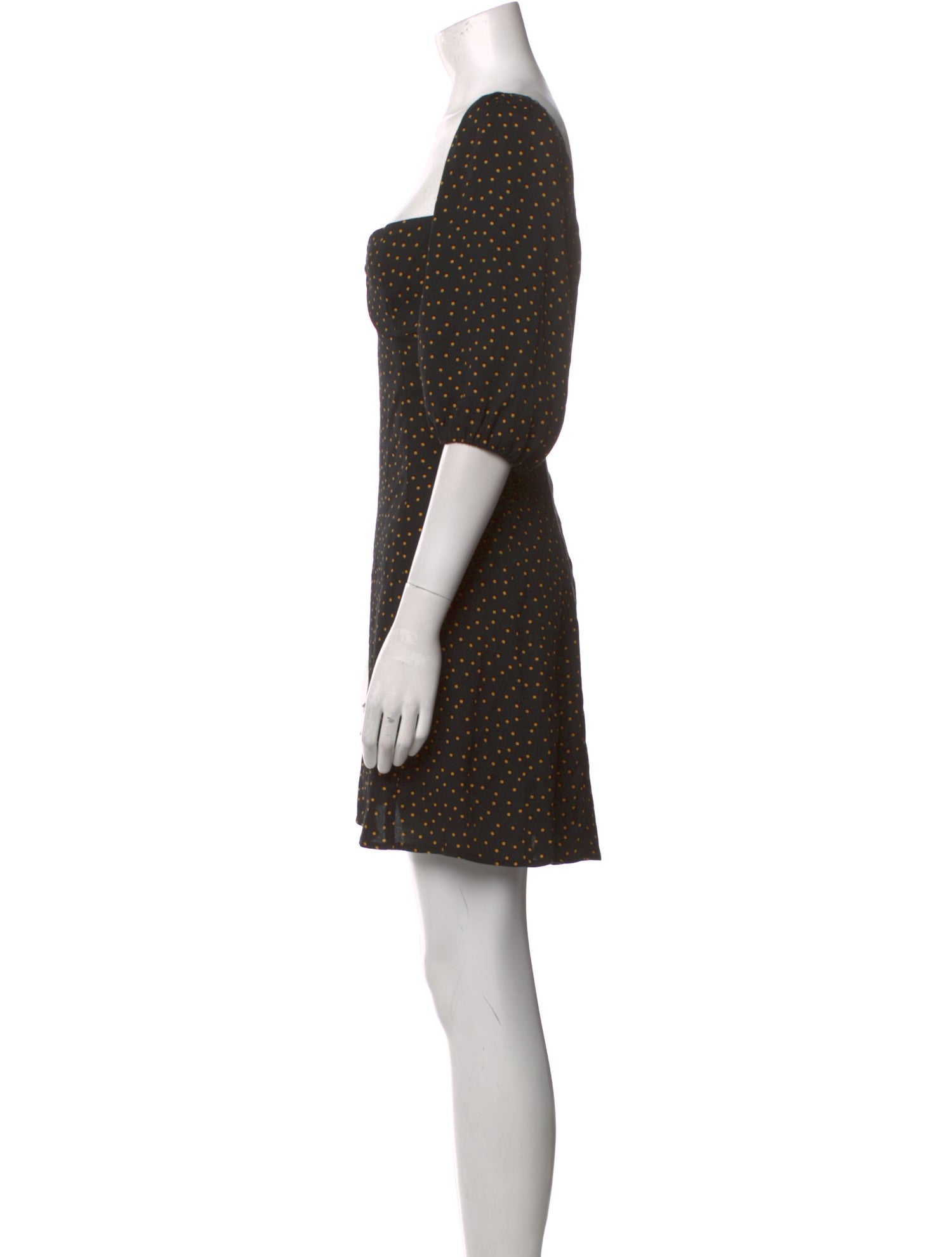 Reformation Polka Dot Print Mini Dress