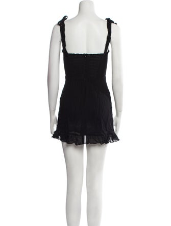 Reformation Square Neckline Mini Dress