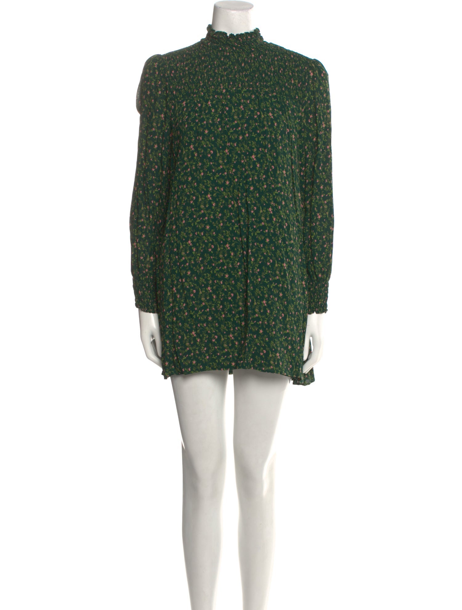 Reformation Floral Print Mini Dress