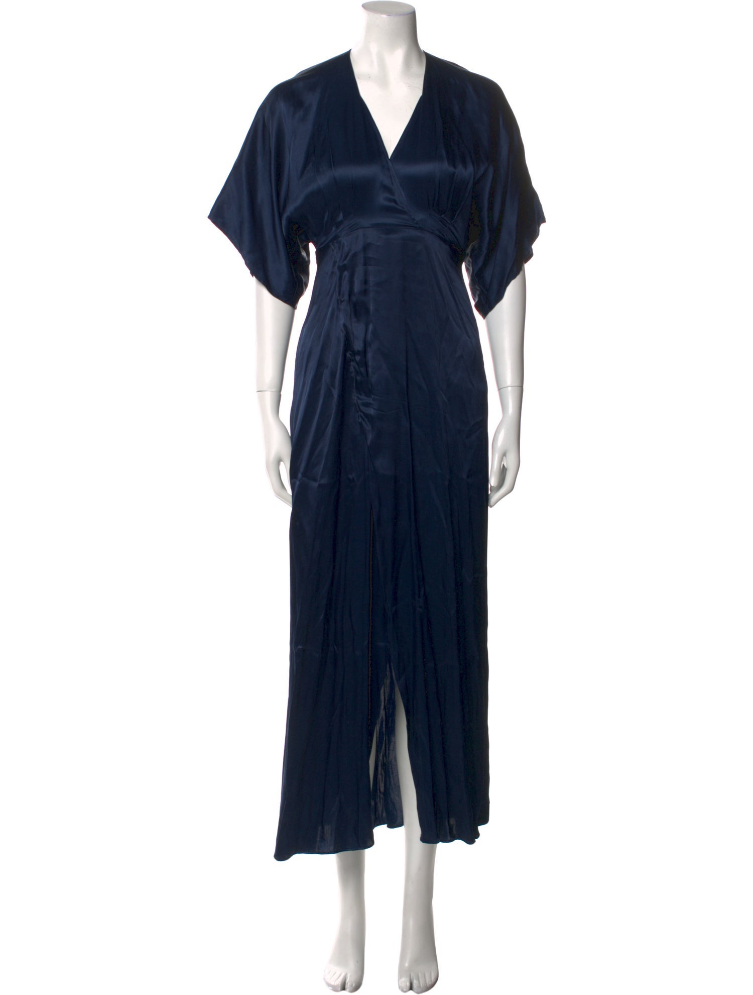 Reformation V-Neck Long Dress