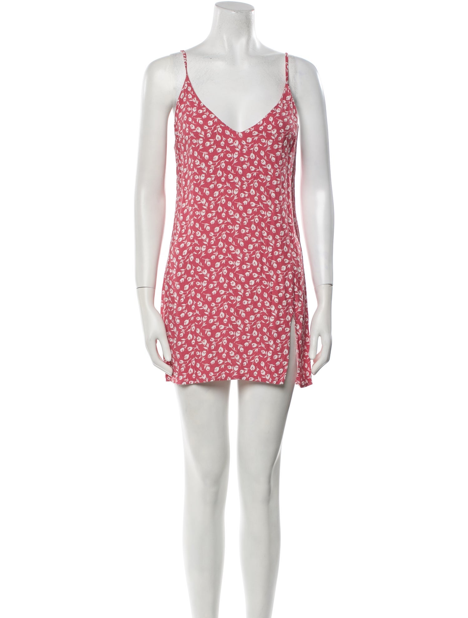 Reformation Floral Print Mini Dress