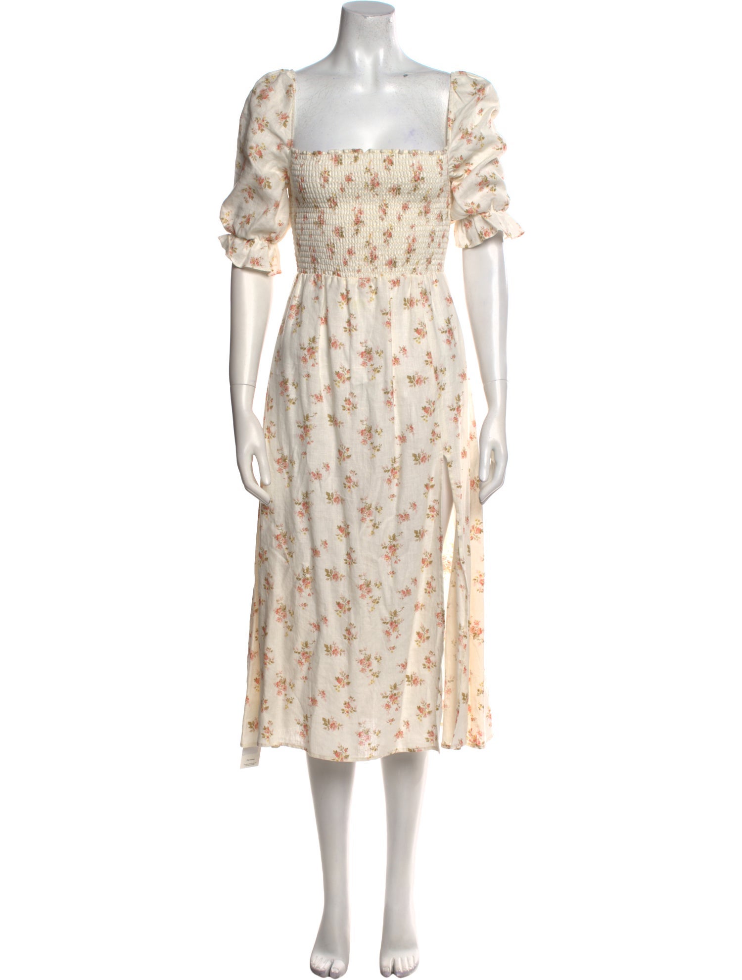 Reformation Linen Midi Length Dress